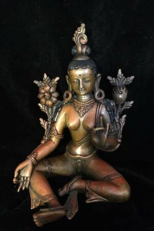Green Tara Statue 15 cm