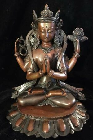 Avalokitesvara statue 19cm