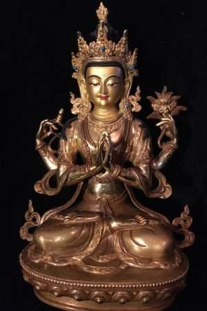 Avalokitesvara statue 33cm