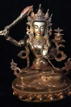 Manjusri statue 22 cm