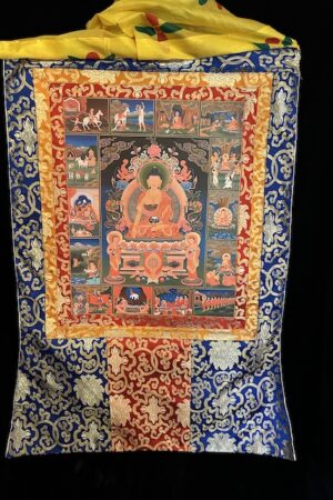 Life of  Buddha thangka