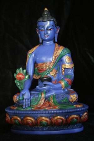 Medicine Buddha statue 20cm resin