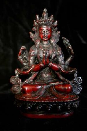 Avalokitesvara resin statue 15cm