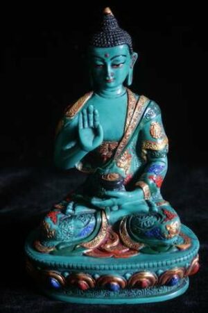 Amoghasiddhi statue resin 20cm