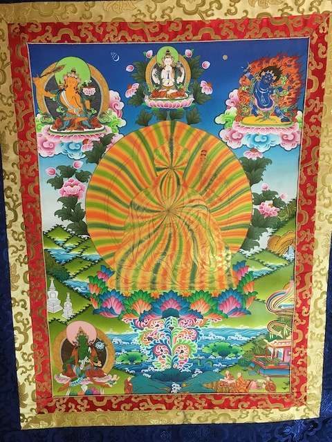 Padmasambhava Thangka Rainbow Guru - Image 2