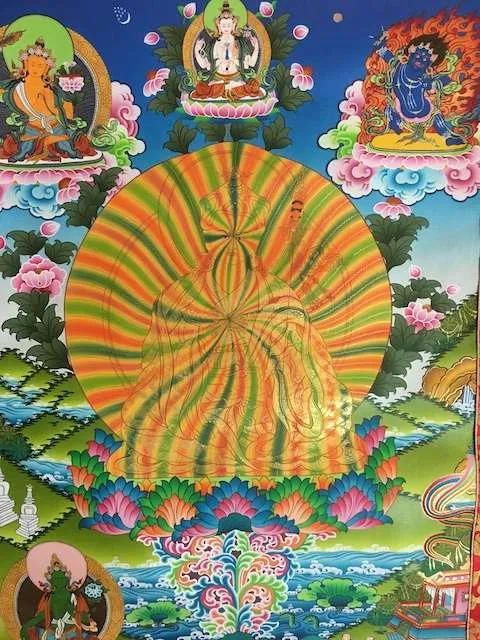 Padmasambhava Thangka Rainbow Guru - Image 4