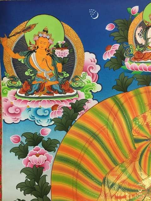 Padmasambhava Thangka Rainbow Guru - Image 7