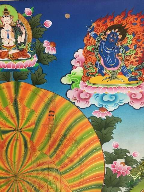 Padmasambhava Thangka Rainbow Guru - Image 8