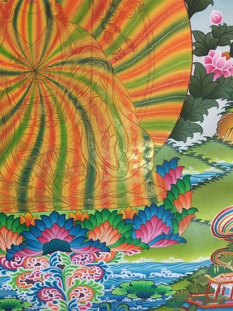 Padmasambhava Thangka Rainbow Guru - Image 9