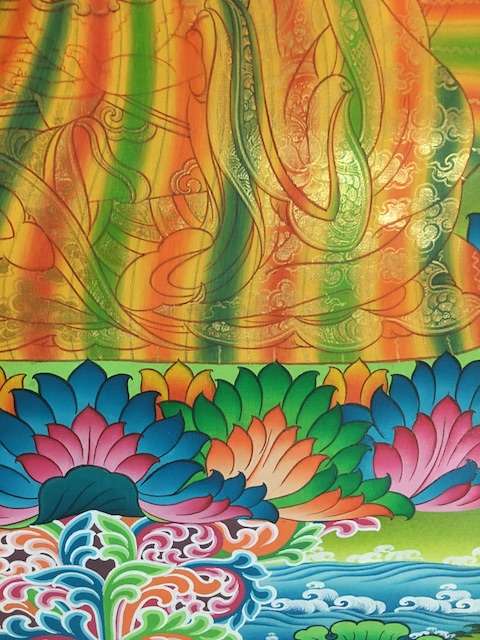 Padmasambhava Thangka Rainbow Guru - Image 11