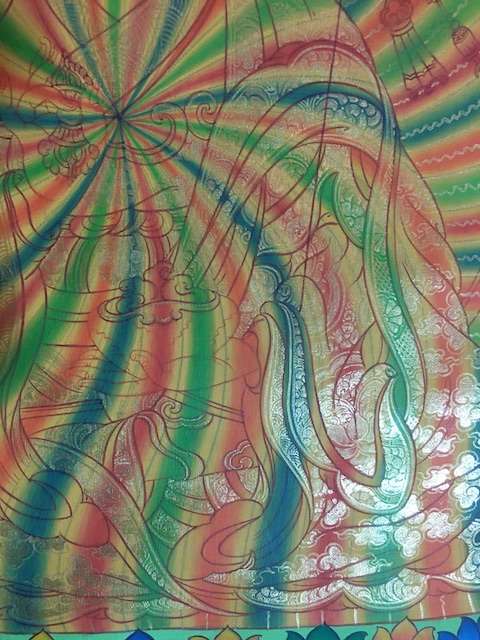 Padmasambhava Thangka Rainbow Guru - Image 12