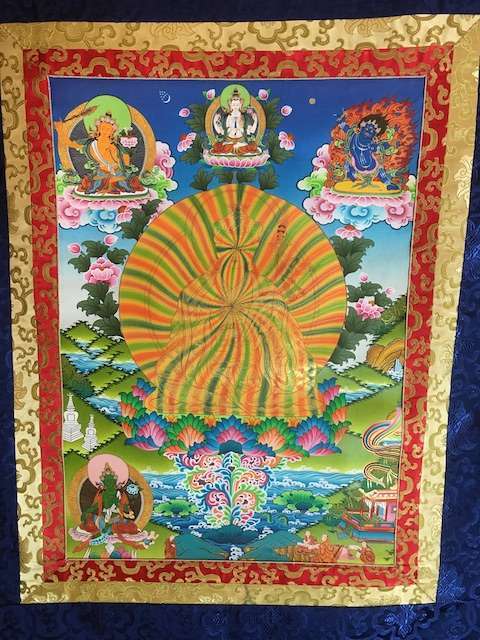Padmasambhava Thangka Rainbow Guru - Image 14