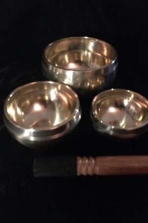 Curved sided singing bowls 10-15cm