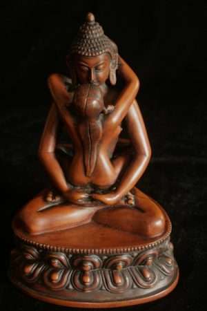 Samantabhadra statue 23cm resin
