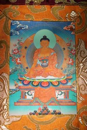 Buddha post card thangka