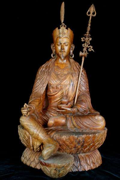 Padmasambhava statue wood