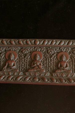 5 Buddhas plaque