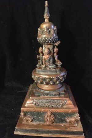 Stupa with Buddhas 35cm