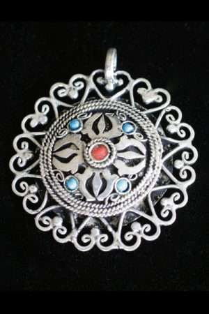 Double vajra pendant PDVS1