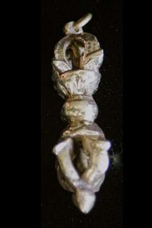 Fine quality brass vajra pendant PVS4