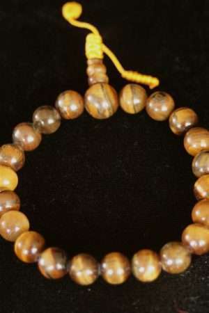 Tigers eye wrist Mala