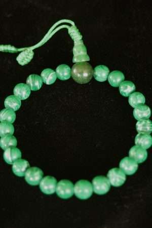Malachite wrist Mala
