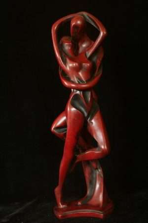 Loving Couple resin statue 30cm