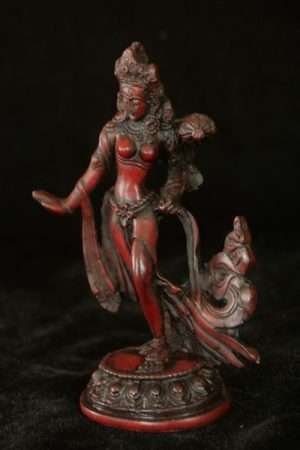 Dancing Tara statue resin 14cm