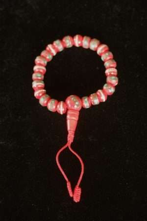 Bone and stone Wrist mala
