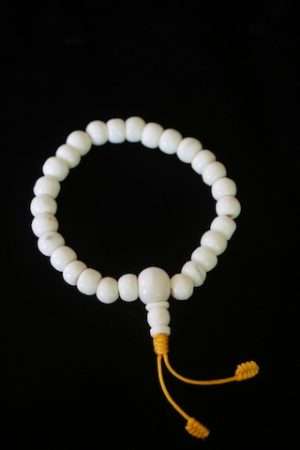 Bone wrist mala  8mm bead