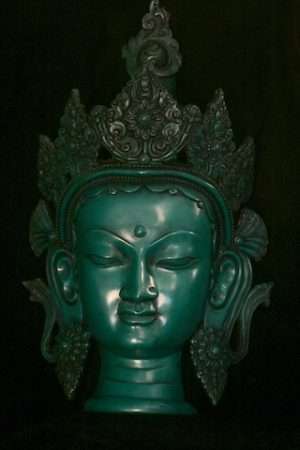 Green Tara resin hanging 37cm