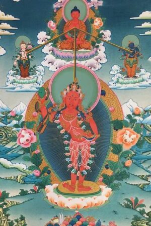 Yeshe Tsogyal thangka