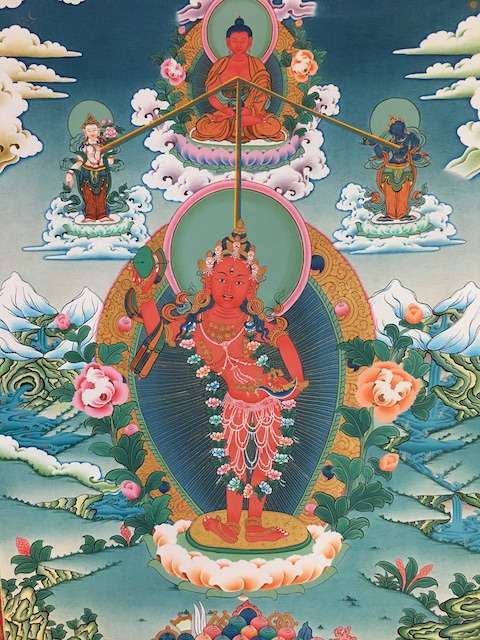 Yeshe Tsogyal thangka