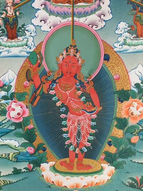 Yeshe Tsogyal thangka - Image 4