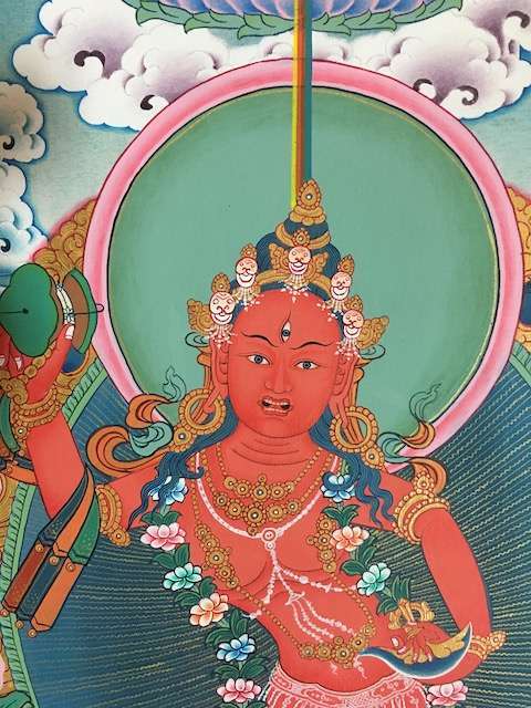 Yeshe Tsogyal thangka - Image 5