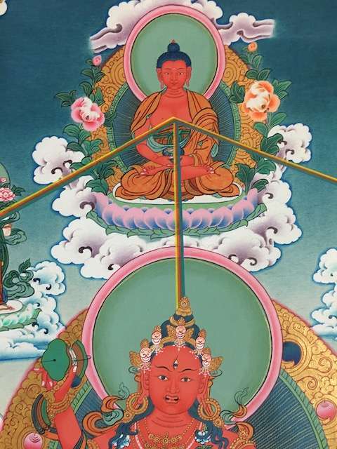 Yeshe Tsogyal thangka - Image 6