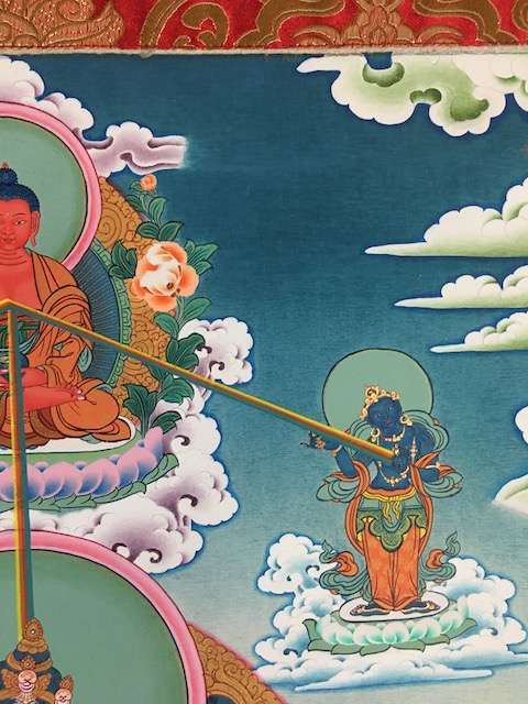 Yeshe Tsogyal thangka - Image 7