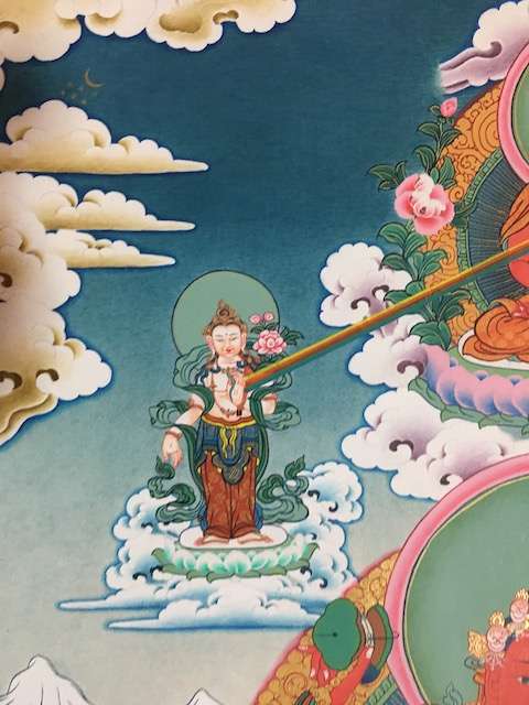 Yeshe Tsogyal thangka - Image 8