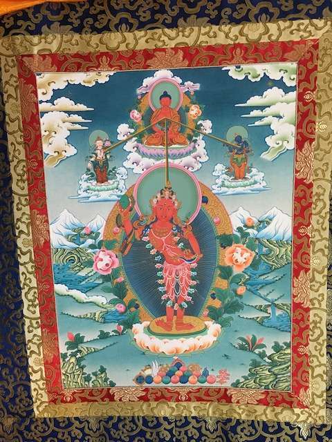 Yeshe Tsogyal thangka - Image 9