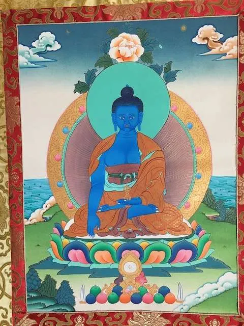 Akshobya Buddha thangka - Image 2