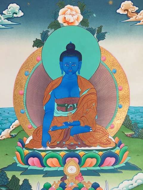 Akshobya Buddha thangka