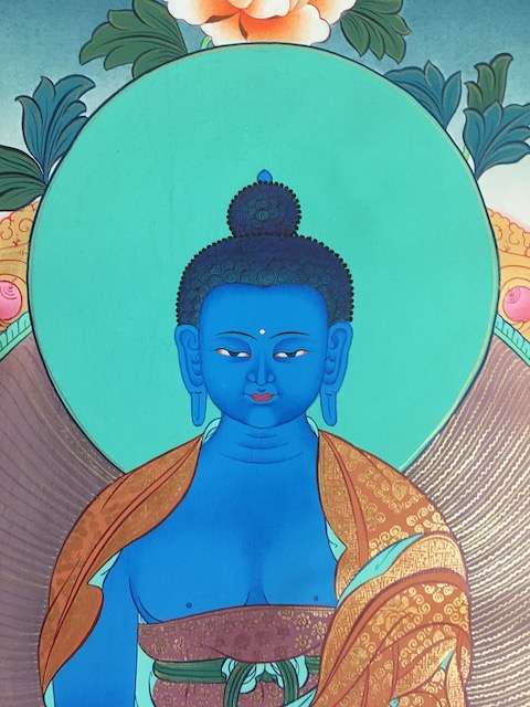 Akshobya Buddha thangka - Image 5