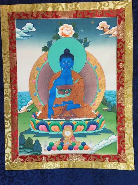 Akshobya Buddha thangka - Image 7