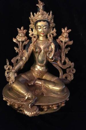 Green Tara statue 22cm