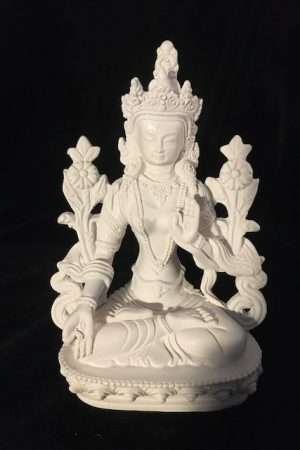 White Tara statue resin 22cm