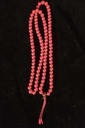 Coral mala 7mm bead