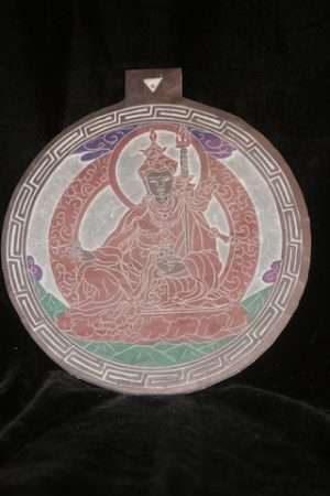 Padmasambhava slate carving 20cm