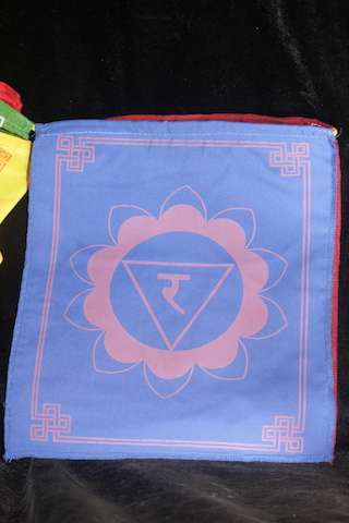 Chakra prayer flag 23cm - Image 5