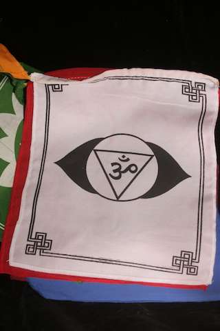 Chakra prayer flag 23cm - Image 2