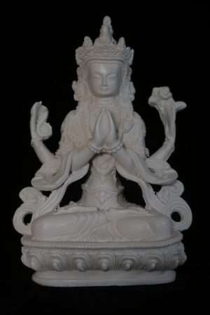 Avalokitesvara statue resin 22cm